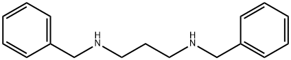 N,N′-ジベンジル-1,3-プロパンジアミン 化学構造式