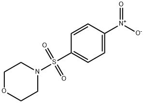 4-(4-硝基苯基磺酰基)吗啉 结构式