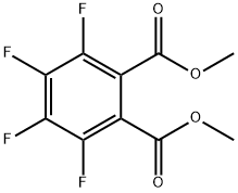 3,4,5,6-テトラフルオロフタル酸ジメチル 化学構造式