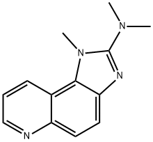 1-Methyl-2-dimethylamino-imidazo[4,5-F]quinoline Structure