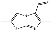 2,6-DIMETHYLIMIDAZO[2,1-B][1,3]THIAZOLE-5-CARBALDEHYDE Struktur