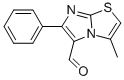 3-METHYL-6-PHENYLIMIDAZO[2,1-B]THIAZOLE-5-CARBOXALDEHYDE Structure