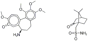 (R)-N-Deacetyl Colchicine d-10-CaMphorsulfonate Struktur