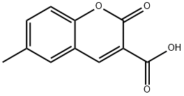 2-Oxo-6-methyl-2H-1-benzopyran-3-carboxylic acid Structure