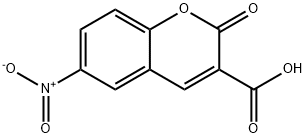 6-硝基-2-氧代-2H-1-苯并吡喃-3-羧酸,10242-15-6,结构式