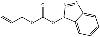 1-(烯丙氧基碳氧基)-1H-苯并三唑, 102423-16-5, 结构式