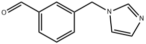3-(1H-イミダゾール-1-イルメチル)ベンズアルデヒド 化学構造式