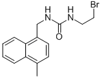 1-(2-Bromoethyl)-3-(4-methyl-1-naphthalenemethyl)urea Structure