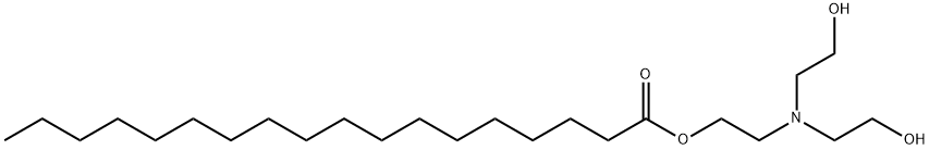 2-[bis(2-hydroxyethyl)amino]ethyl stearate Struktur
