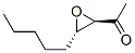 Ethanone, 1-[(2R,3S)-3-pentyloxiranyl]- (9CI) Struktur