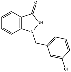 1-[(3-chlorophenyl)methyl]-2H-indazol-3-one Structure