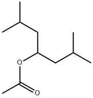 3-methyl-1-isobutylbutyl acetate  Struktur