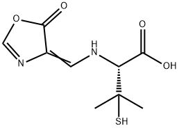 3-Mercapto-N-[(5-oxo-4,5-dihydrooxazol-4-ylidene)methyl]valine|青霉烯酸