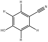 4-Cyanophenol--d4 结构式