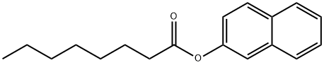 オクタン酸2-ナフタレニル 化学構造式