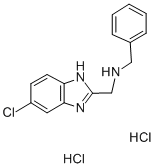 5-Chloro-2-benzylaminomethyl benzimidazole dihydrochloride Struktur