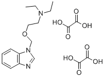 BENZIMIDAZOLE, 1-((2-(DIETHYLAMINO)ETHOXY)METHYL)-, DIOXALATE Struktur