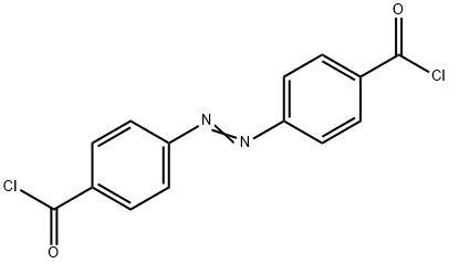 アゾベンゼン-4,4'-ジカルボニルジクロリド 化学構造式