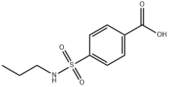 4-(N-丙基氨磺酰基)苯甲酸 结构式