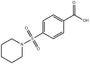 4-(哌啶-1-磺酰基)-苯甲酸, 10252-83-2, 结构式
