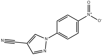 1 - (4 -硝基苯基)-1H -吡唑- 4 -腈, 102539-56-0, 结构式