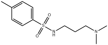N-[3-(Dimethylamino)propyl]-4-methylbenzene-1-sulfonamide 结构式