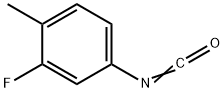 2-フルオロ-4-イソシアナト-1-メチルベンゼン 化学構造式