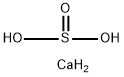 Calcium sulfite Struktur