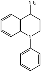 1-フェニル-4-アミノ-1,2,3,4-テトラヒドロキノリン 化学構造式