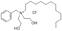 Di(2-hydroxyethyl)benzyltridecylammonium chloride Struktur