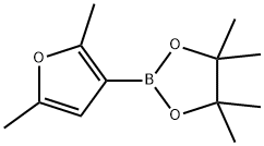 2,5-DIMETHYLFURAN-3-BORONIC ACID, PINACOL ESTER 结构式