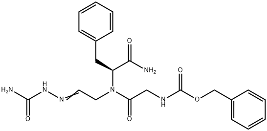 Z-GLY-PHE-GLY-ALDEHYDE SEMICARBAZONE Structure