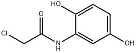 2-Chloro-N-(2,5-dihydroxy-phenyl)-acetamide Struktur