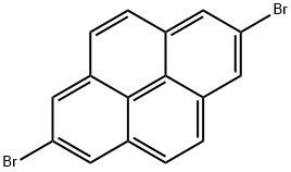 2,7-ジブロモピレン 化学構造式
