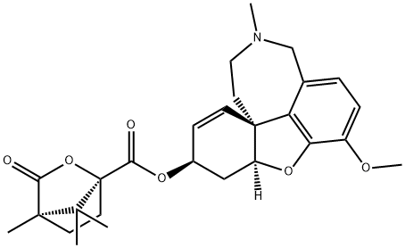 雪花胺莰酸酯 结构式