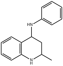 2-メチル-N-フェニル-1,2,3,4-テトラヒドロキノリン-4-アミン 化学構造式