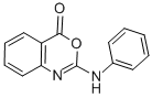 2-アニリノ-4H-3,1-ベンゾオキサジン-4-オン 化学構造式