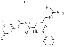 BZ-DL-ARG-AMC HCL Struktur