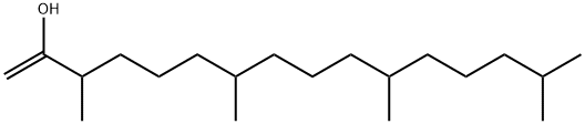 3,7,11,15-テトラメチル-2-ヘキサデセン-1-オ-ル 化学構造式