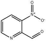 3-硝基吡啶-2-甲醛 结构式