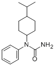 1-(4-イソプロピルシクロヘキシル)-1-フェニル尿素 化学構造式