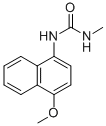 1-(4-Methoxy-1-naphthyl)-3-methylurea Structure