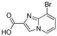 8-ブロモイミダゾ[1,2-A]ピリジン-2-カルボン酸 化学構造式