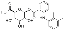 Mefenamic Acyl-b-D-glucuronide Structure