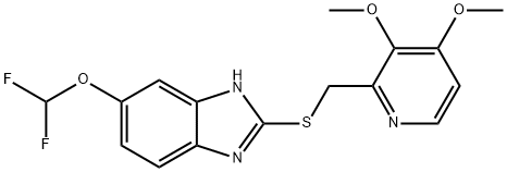 5-Difluoromethoxy-2-{[(3,4-dimethoxy-2-pyridinyl)methyl]thio}-1H-benzimidazole|泮托拉唑硫醚