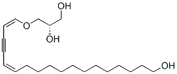 (2S,5Z,9Z)-4-Oxa-5,9-docosadien-7-yne-1,2,22-triol Struktur