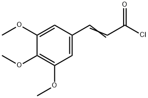 3',4',5'-trimethoxycinnamoyl chloride Structure