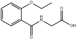 2-[(2-乙氧基苯基)甲酰胺]乙酸, 10263-57-7, 结构式