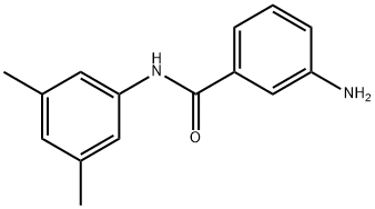3-アミノ-N-(3,5-ジメチルフェニル)ベンズアミド 化学構造式