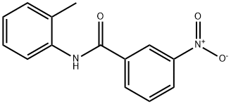 N-(2-甲基苯基)-3-硝基苯甲酰胺,102631-02-7,结构式